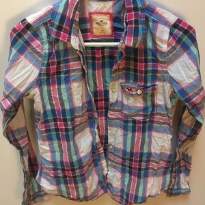 Women’s hollister flannel-size m.